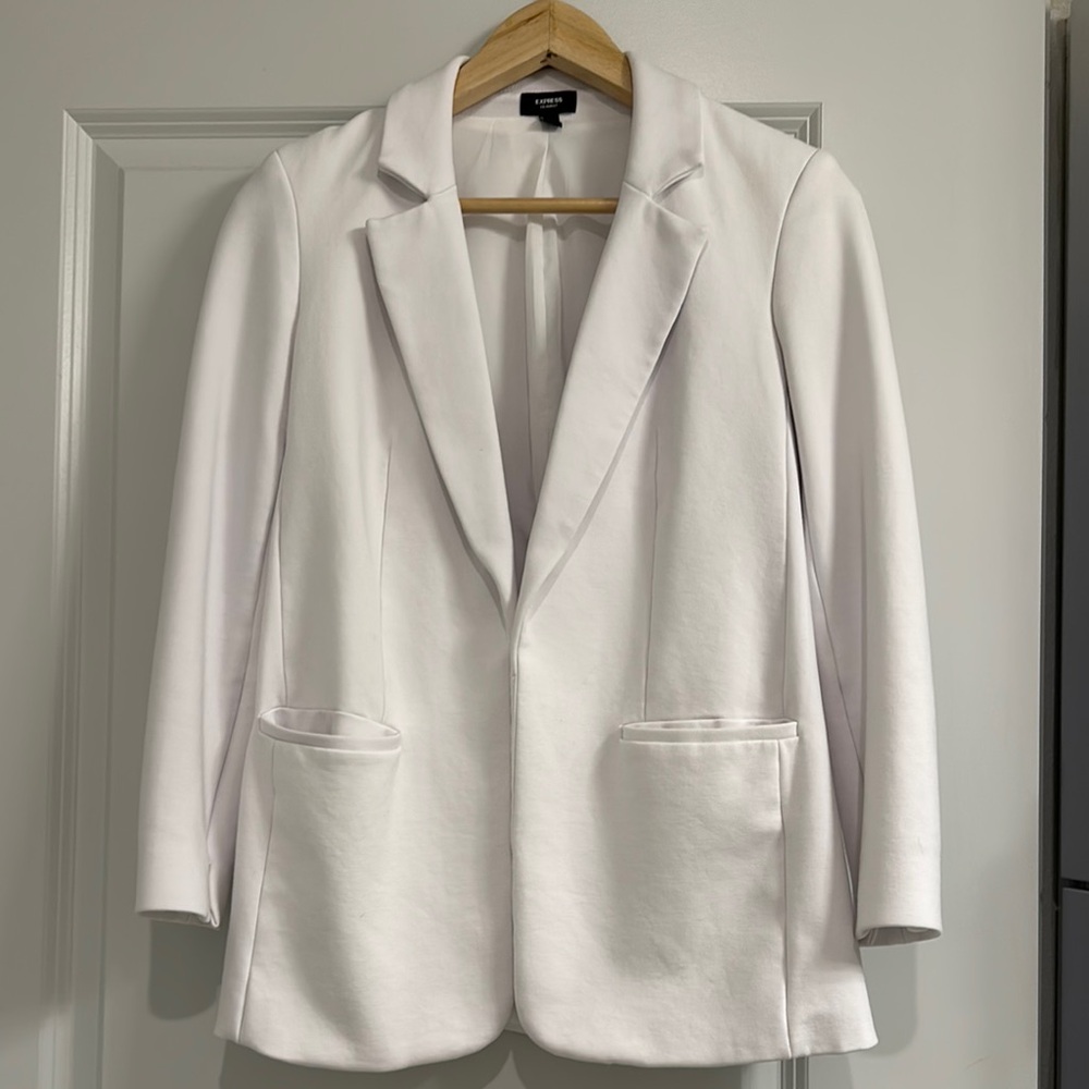 White Columnist Express Blazer